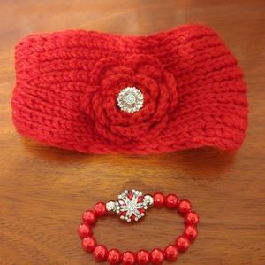 Headband with matching bracelet